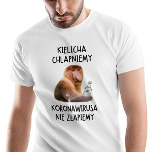 T-Shirt Męski Nosacz Janusz Śmieszne Na S Prezent