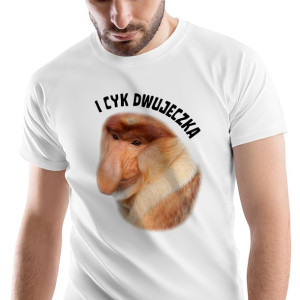 T-Shirt Męski Nosacz Janusz Śmieszne Na XL Prezent