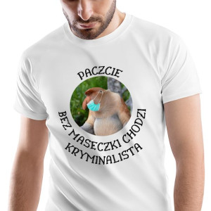 T-Shirt Męski Nosacz Janusz Śmieszne Na XL Prezent