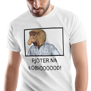 T-Shirt Męski Nosacz Janusz Śmieszne Prezent