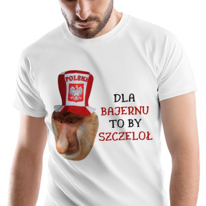 T-Shirt Męski Nosacz Janusz Śmieszne Prezent