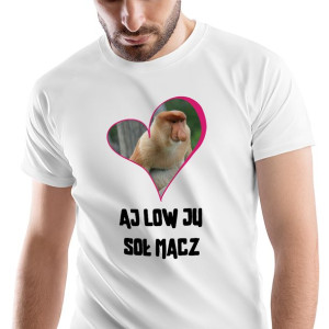 T-Shirt Męski Nosacz Janusz Śmieszne Prezent