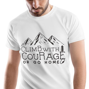 T-Shirt Męski Outdoor living Kemping Wakacje
