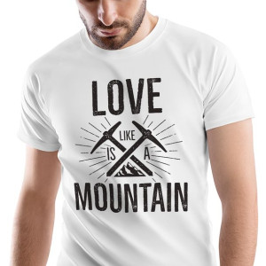 T-Shirt Męski Outdoor living Kemping Wakacje