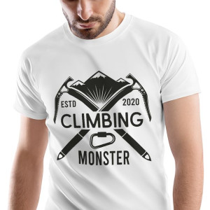 T-Shirt Męski Outdoor living Kemping Wakacje