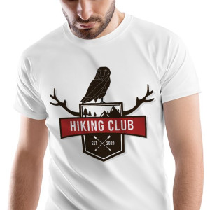 T-Shirt Męski Outdoor living Kemping Wakacje