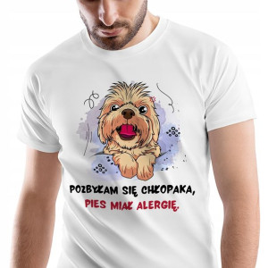 T-Shirt Męski Pieski Koszulka L Prezent