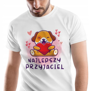 T-Shirt Męski Pieski Koszulka M Prezent
