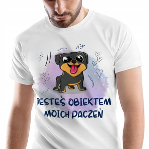T-Shirt Męski Pieski Koszulka S Prezent