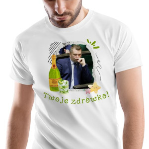 T-Shirt Męski Przemysław Czarnek Koszulka M