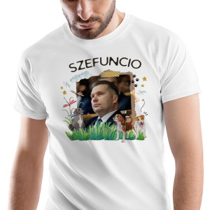 T-Shirt Męski Przemysław Czarnek Koszulka XL