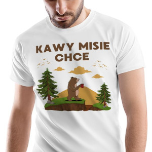 T-Shirt Męski Śmieszne Koszulka L Prezent