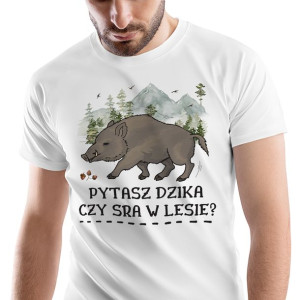 T-Shirt Męski Śmieszne Koszulka L Prezent