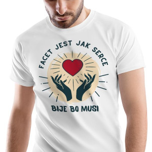T-Shirt Męski Śmieszne Koszulka L Prezent