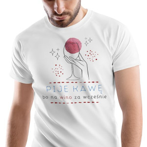 T-Shirt Męski Śmieszne Koszulka L Prezent