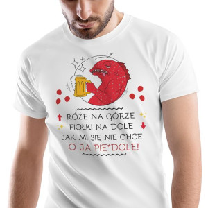 T-Shirt Męski Śmieszne Koszulka L Prezent
