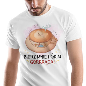T-Shirt Męski Śmieszne Koszulka M Prezent