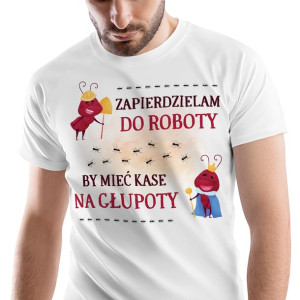T-Shirt Męski Śmieszne Koszulka M Prezent