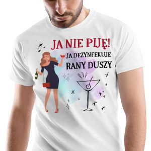 T-Shirt Męski Śmieszne Koszulka S Prezent