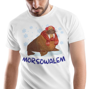 T-Shirt Męski Śmieszne Koszulka S Prezent