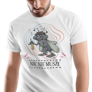 T-Shirt Męski Śmieszne Koszulka S Prezent