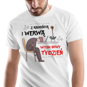 T-Shirt Męski Śmieszne Koszulka S Prezent
