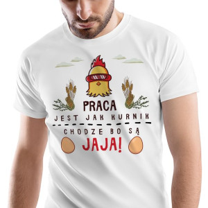 T-Shirt Męski Śmieszne Koszulka S Prezent