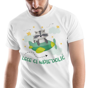 T-Shirt Męski Śmieszne Koszulka XL Prezent
