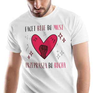 T-Shirt Męski Śmieszne Koszulka XL Prezent