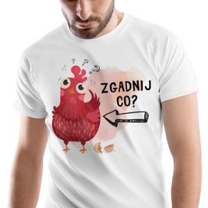 T-Shirt Męski Śmieszne Koszulka XL Prezent