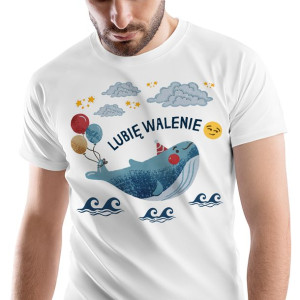 T-Shirt Męski Śmieszne Koszulka XL Prezent