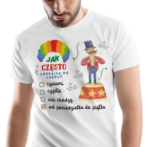 T-Shirt Męski Śmieszne Koszulka XXL Prezent