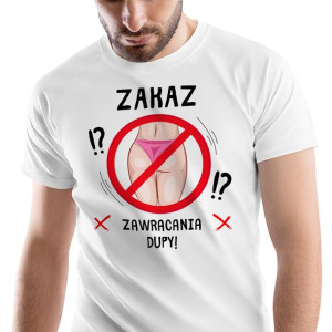 T-Shirt Męski Śmieszne Koszulka XXL Prezent