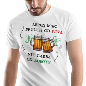 T-Shirt Męski Śmieszne Koszulka XXL Prezent