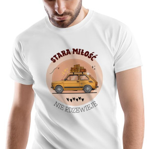 T-Shirt Męski Śmieszny Zabawny na Urodziny M