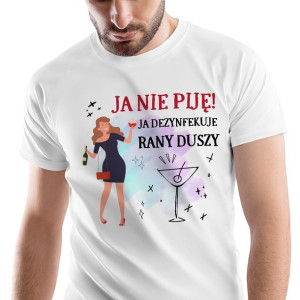 T-Shirt Męski Śmieszny Zabawny na Urodziny M