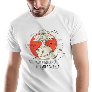 T-Shirt Męski Śmieszny Zabawny na Urodziny M