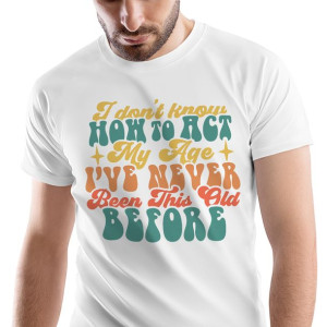 T-Shirt Męski Śmieszny Zabawny na Urodziny S
