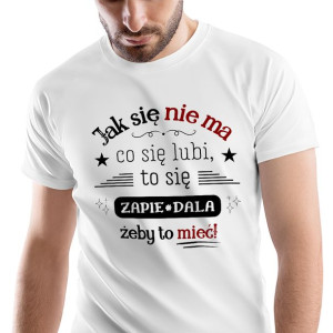 T-Shirt Męski Śmieszny Zabawny na Urodziny S