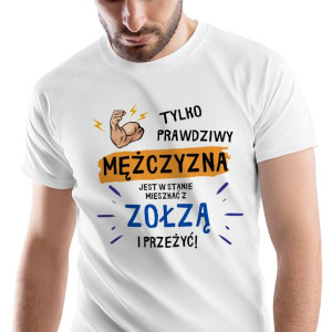 T-Shirt Męski Śmieszny Zabawny na Urodziny S