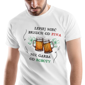 T-Shirt Męski Śmieszny Zabawny na Urodziny S