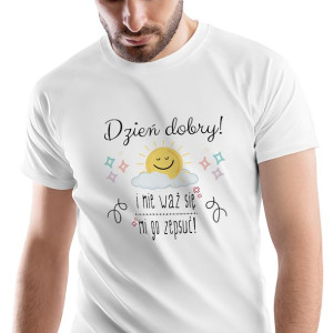 T-Shirt Męski Śmieszny Zabawny na Urodziny S