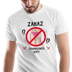 T-Shirt Męski Śmieszny Zabawny na Urodziny XL