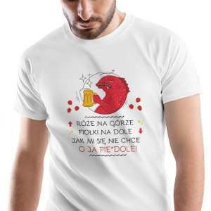 T-Shirt Męski Śmieszny Zabawny na Urodziny XL