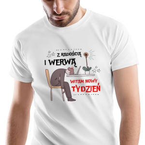 T-Shirt Męski Śmieszny Zabawny na Urodziny XL