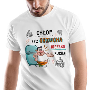 T-Shirt Męski Śmieszny Zabawny Urodziny L Prezent