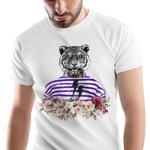 T-Shirt Męski Streetwear Koszulka L Prezent
