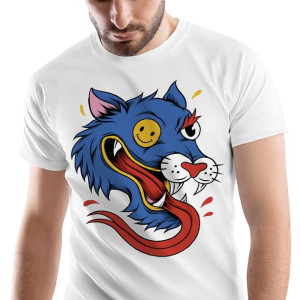 T-Shirt Męski Streetwear Koszulka L Prezent