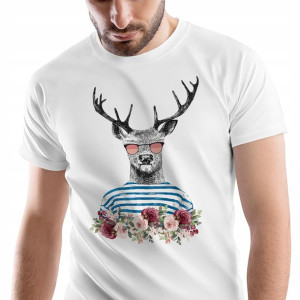 T-Shirt Męski Streetwear Koszulka S Prezent