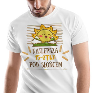 T-Shirt Męski Urodziny 15 15te 15-te XXL Prezent